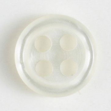 fashion button - Size: 9mm - Color: white 653631500731