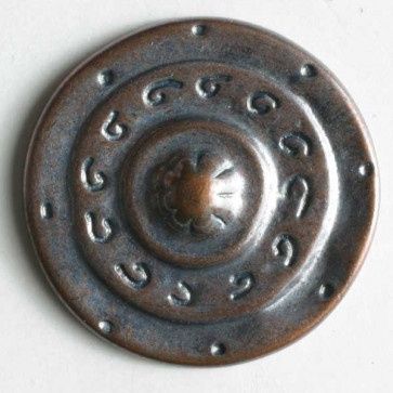 full metal button - Size: 20mm - Color: copper 653632901858