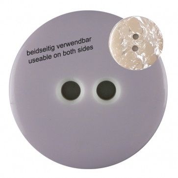 polyester button with 2 holes - Size: 18mm - Color: lilac/purple 652453128086