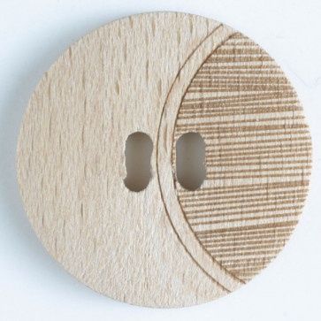 wood button - Size: 20mm - Color: brown 653632610842