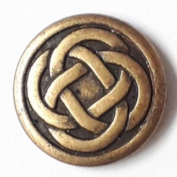 celtic knot with shank - Size: 18mm - Color: antique brass 4019943311469