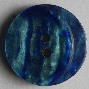 fashion button - Size: 23mm - Color: navy blue 652453004427