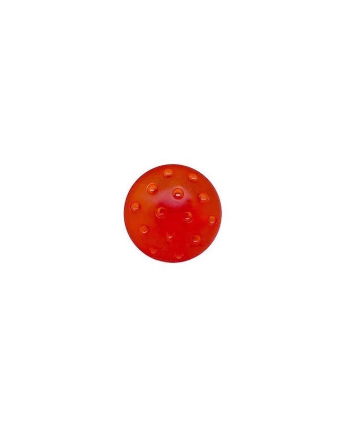 red 14mm plexiglass buttton round frozen look with shank 653632870062