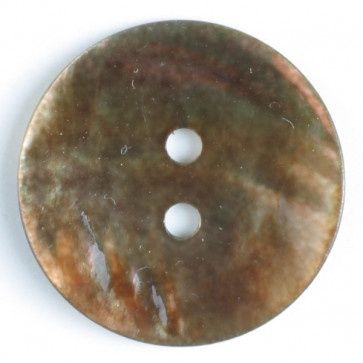 natural pearl button - Size: 13mm - Color: brown 653632411814