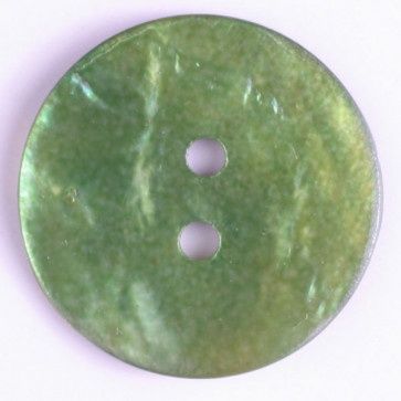 natural pearl button - Size: 13mm - Color: green 653632411142