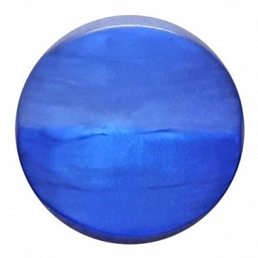 polyesterbutton with shank pearlimitation mat - Size: 20mm - Color: royal blue 652453338010