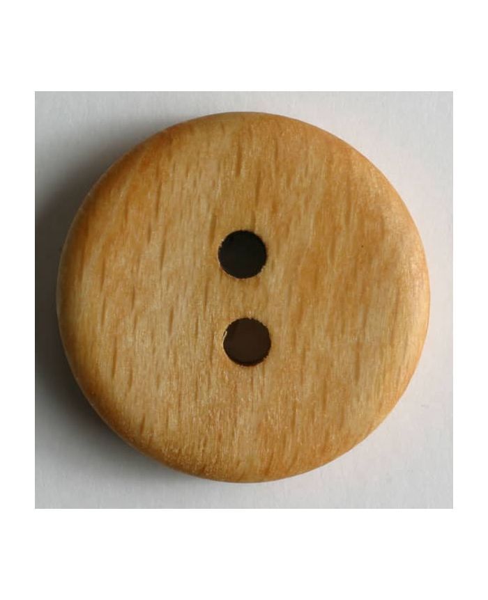 wood button - Size: 28mm - Color: tan 280733