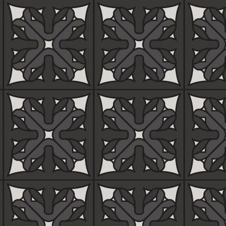 Charcoal Prism Organic Barkcloth