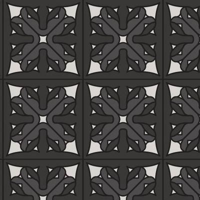 Charcoal Prism Organic Barkcloth
