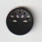 polyamide button round shape Size: 18mm - Color: black - Art.No.: 261223 653632612235