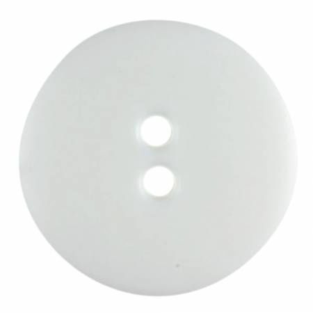 Pure White 1/2in 2 Hole Button 24 per Tube 653631790019