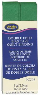 Double Fold Quilt Binding Emerald