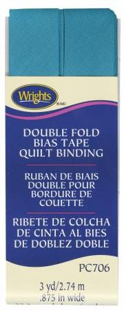 Double Fold Quilt Binding Mediterranean