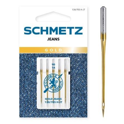 Gold Jeans Needle, 90/14, 5 ct