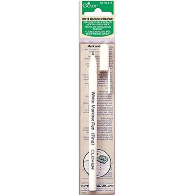 White Marking Pen, Heat Erasable, Fine