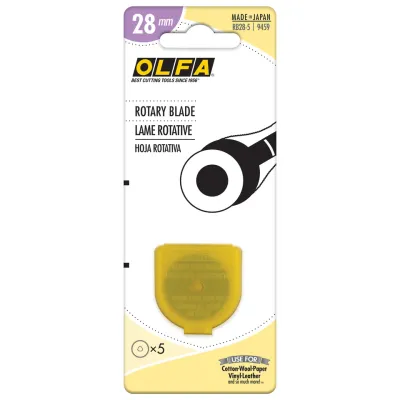 Rotary Blades 28mm, 5 ct