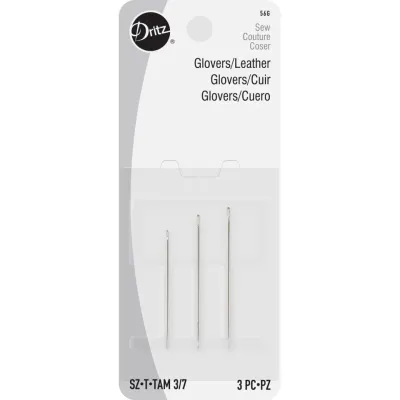 Glovers/Leather Hand Needles, Size 3/7, 3ct
