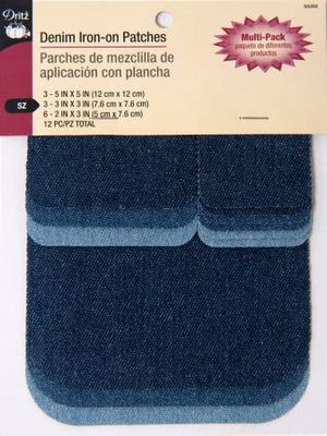 IronOn Patches Denim
