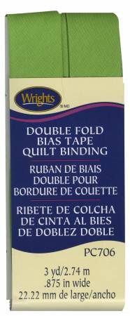 Quilt Binding 3yd Leaf Green