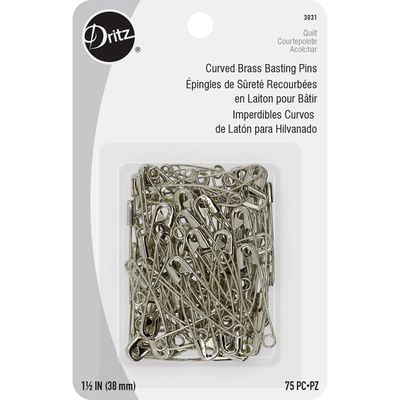 Curved Basting Pins Size 2 75ct 3031 Dritz#3