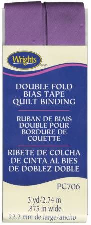 Double Fold Quilt Binding Purple