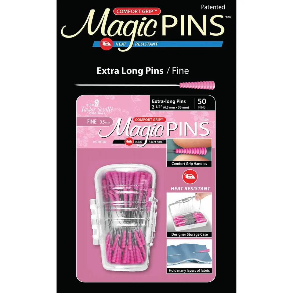 Magic PINS Extra Long Pins / Fine, 50 ct