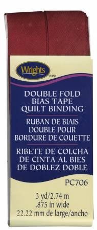 Quilt Binding 3yd Ox Blood