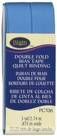 Double Fold Bias Tape Quilt Binding, 7/8" x 3 yds, Porcelain