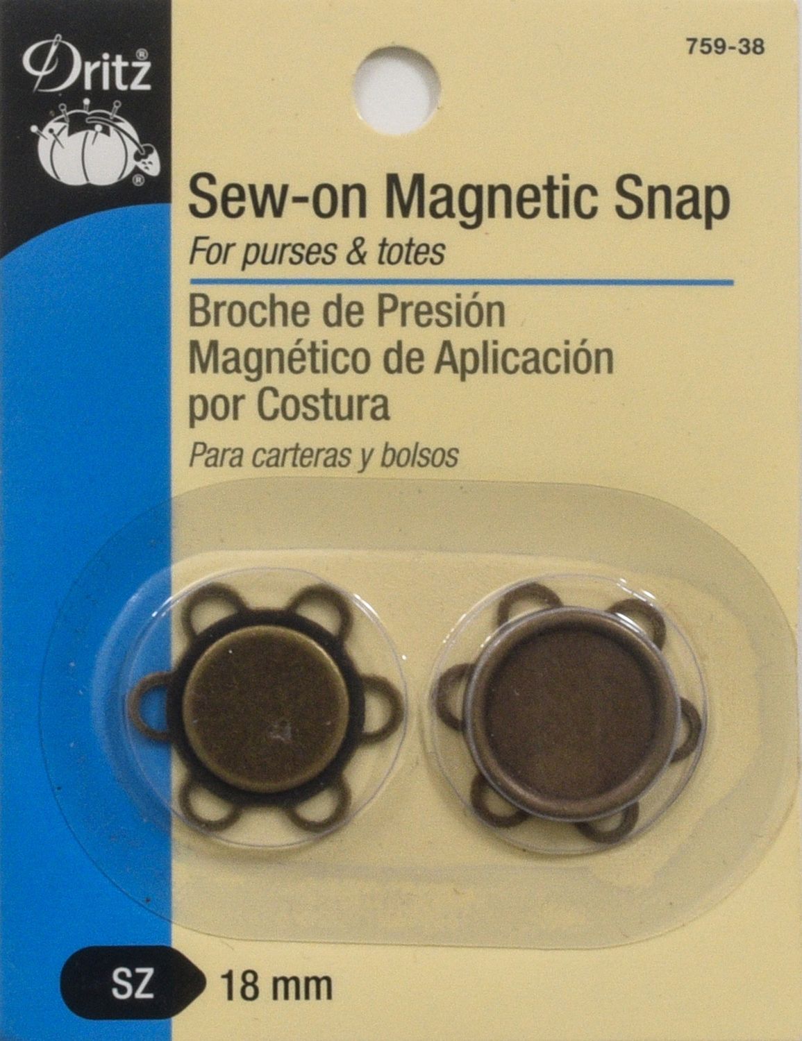 Sew-On Magnetic Snap