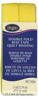 Double Fold Quilt Binding Canary