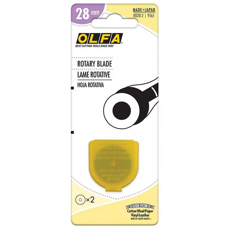 RB28-2 28MM Rotary Blade 2ct 9561 Olfa#1
