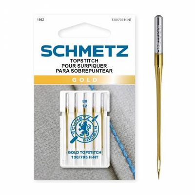 Schmetz Topstitch Gold Needles, 80/12, 5 ct