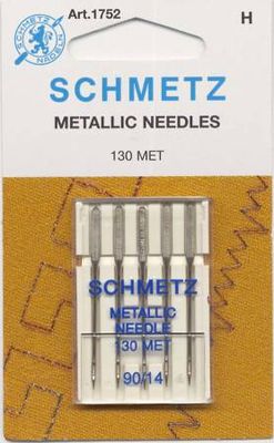 Schmetz Metallic Needles, sz 90/14, 5 ct
