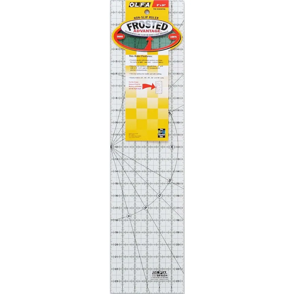 Frosted Ruler 6"x24"