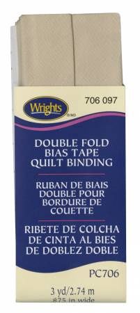 Quilt Binding 3yd Khaki