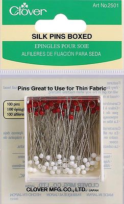 Boxed Silk Pins, 100 ct