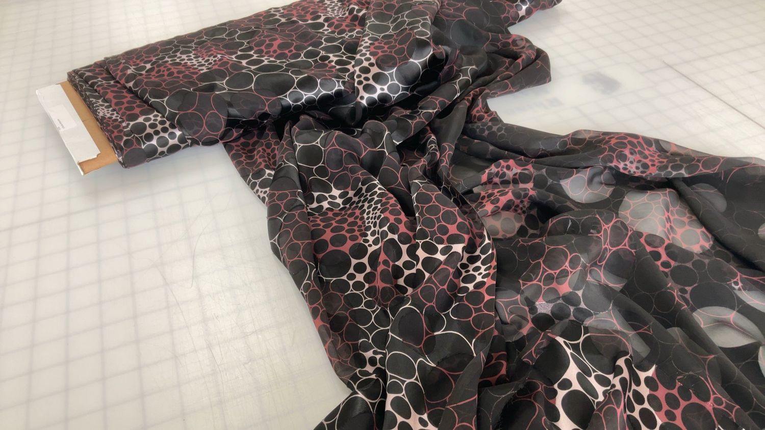 44” Silk Chiffon Print | Deadstock