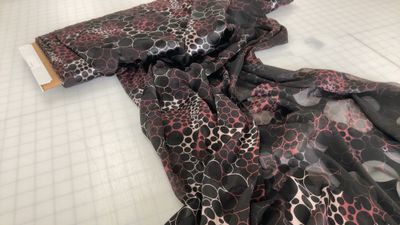 44” Silk Chiffon Print | Deadstock