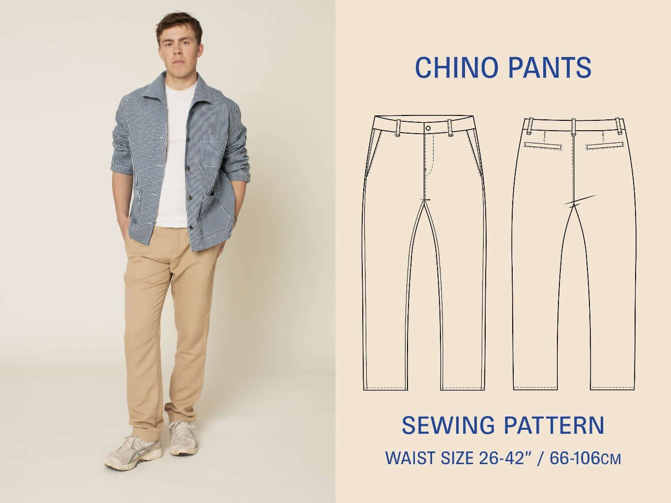 Chino pants sewing pattern