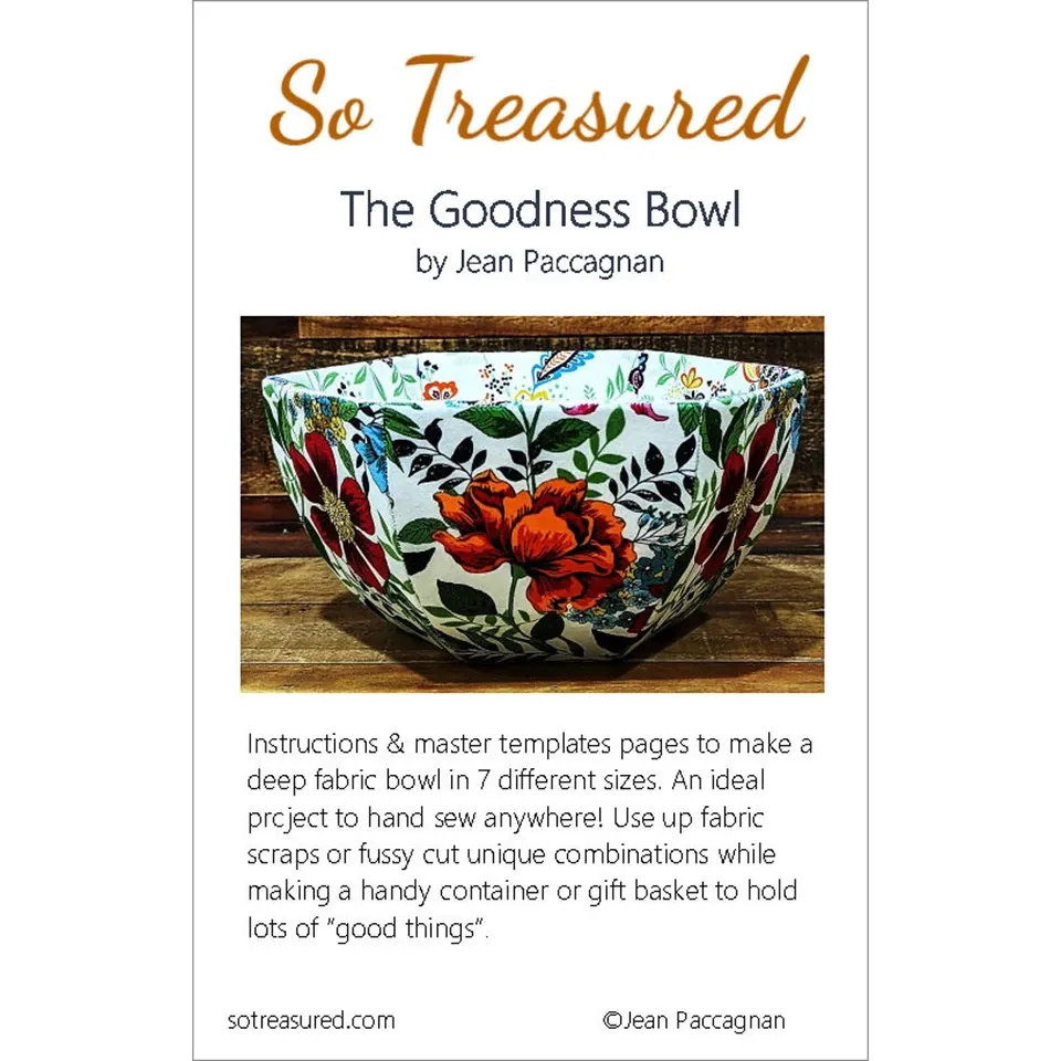 The Goodness Bowl Pattern - So Treasured