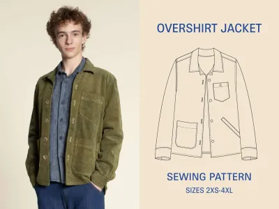 Overshirt sewing pattern