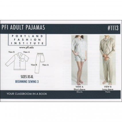 PFI Adult Pajamas - Paper Pattern