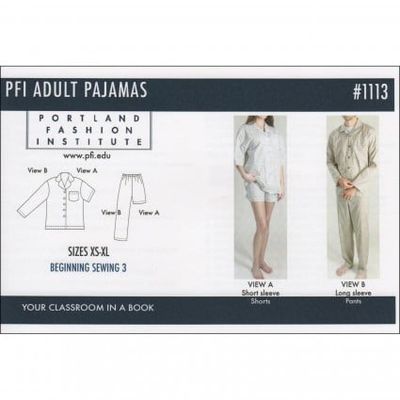 PFI Adult Pajamas - Paper Pattern