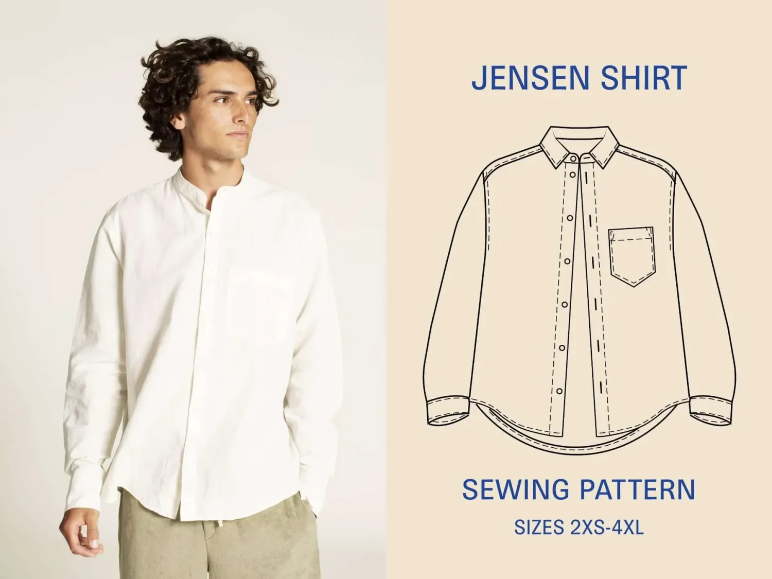 Jensen Shirt sewing pattern