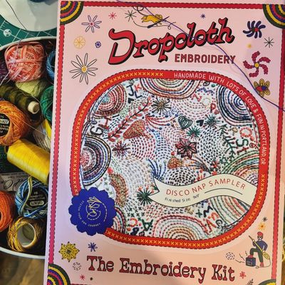 Disco Nap Embroidery Sampler Kit