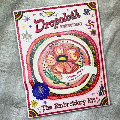 Cosmic Poppy Embroidery Kit