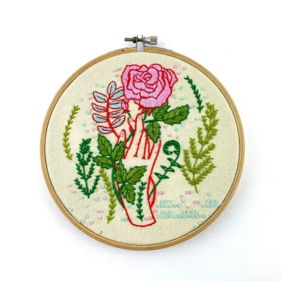 Hello From Rose City Embroidery Kit