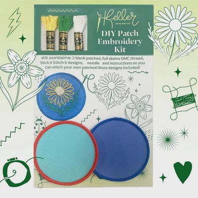 Diy Embroidery Patch Kit-Floral Pack