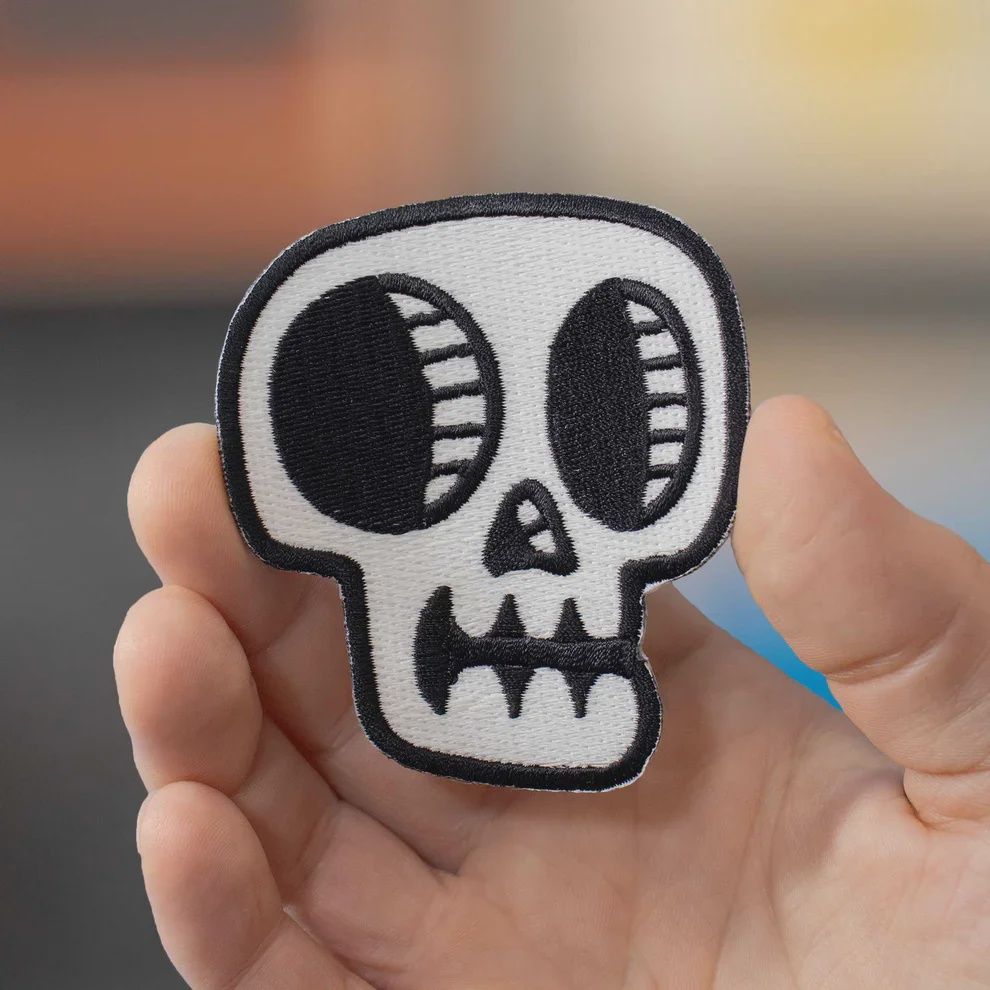 Skull Patch - Glow in the Dark - Hi Hello There