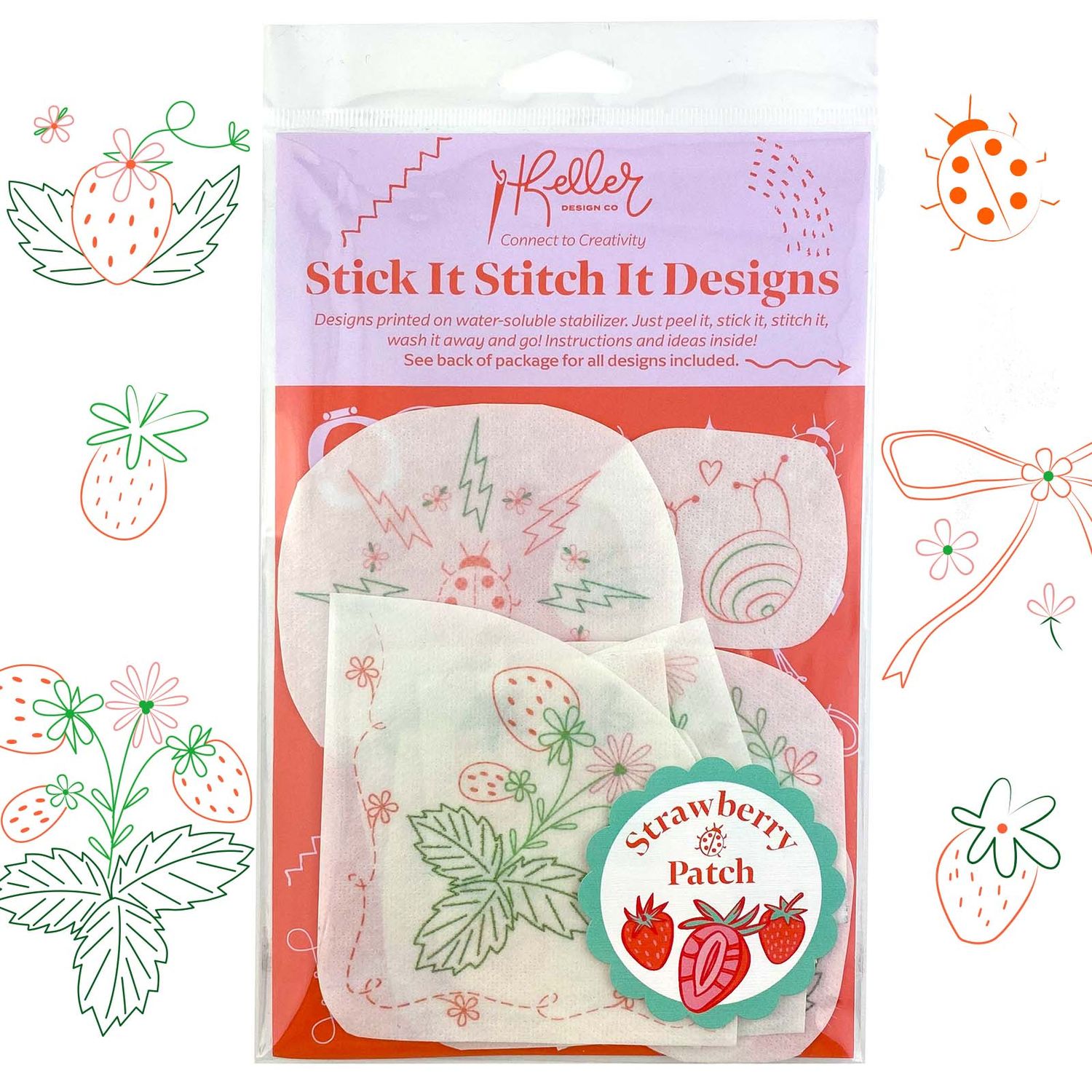 Stick and Stitch: Strawberry Patch